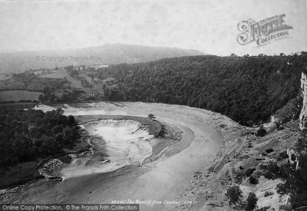 Photo of River Wye, The Windcliff From Llancaut 1893