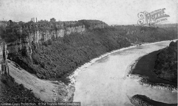 Photo of River Wye, Tidenham Crags c.1872