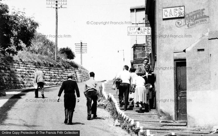 Photo of Robin Hood's Bay, Bay Bank Cafe c.1955