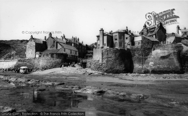 Photo of Robin Hood's Bay, Cliffs At Low Tide c.1965