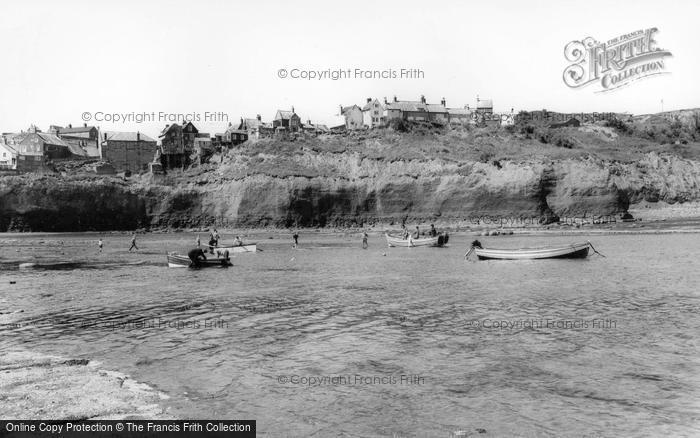 Photo of Robin Hood's Bay, Cliffs At Low Tide c.1965