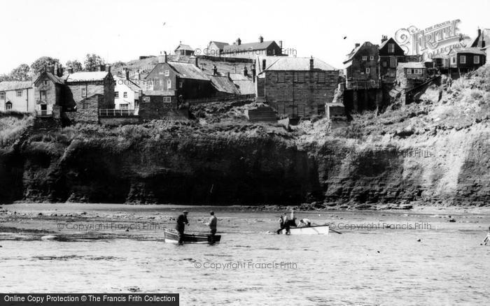 Photo of Robin Hood's Bay, Cliffs At Low Tide c.1965