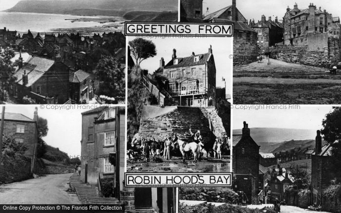 Photo of Robin Hood's Bay, Composite c.1955