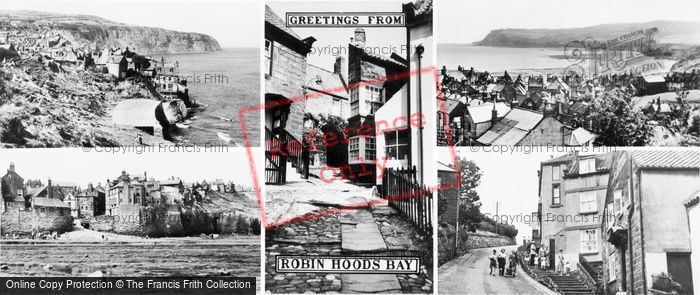 Photo of Robin Hood's Bay, Composite c.1955