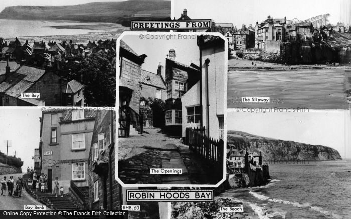 Photo of Robin Hood's Bay, Composite c.1955