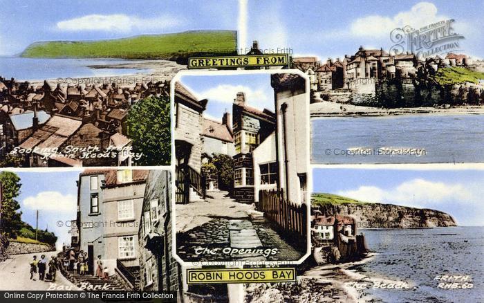 Photo of Robin Hood's Bay, Composite c.1955