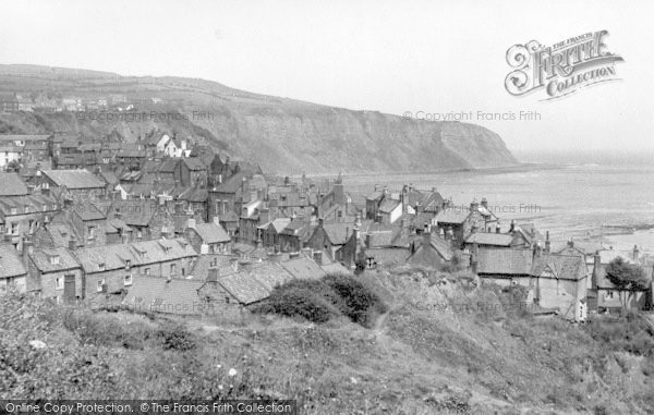 Photo of Robin Hood's Bay, North Cliff c.1955