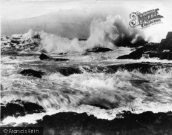 Rough Sea c.1955, Robin Hood's Bay