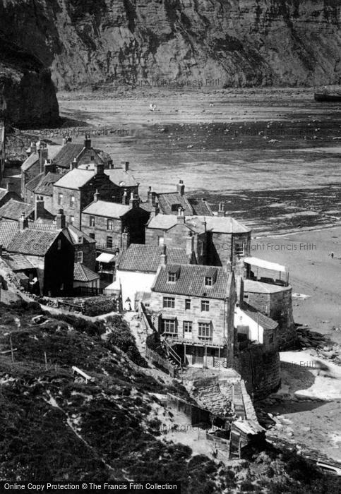 Photo of Robin Hood's Bay, Seafront Buildings 1901
