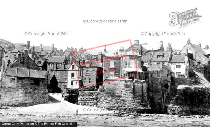 Photo of Robin Hood's Bay, Seafront Houses 1901