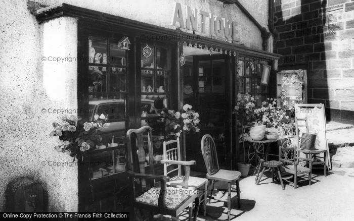 Photo of Robin Hood's Bay, The Antique Shop c.1960
