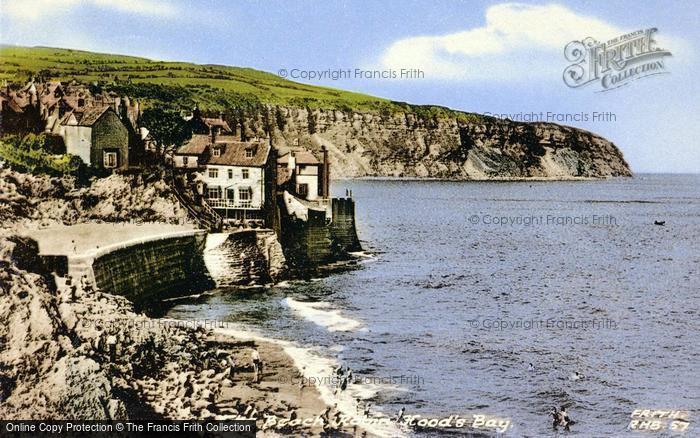 Photo of Robin Hood's Bay, The Beach c.1955