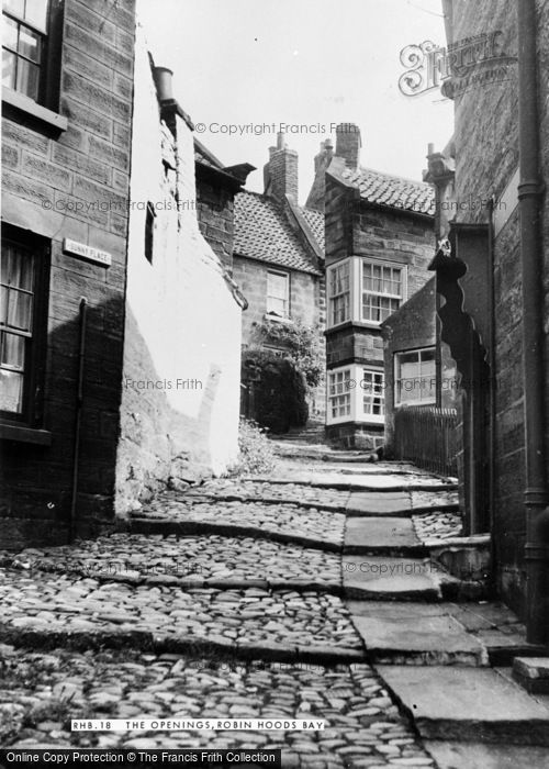 Photo of Robin Hood's Bay, The Openings c.1955