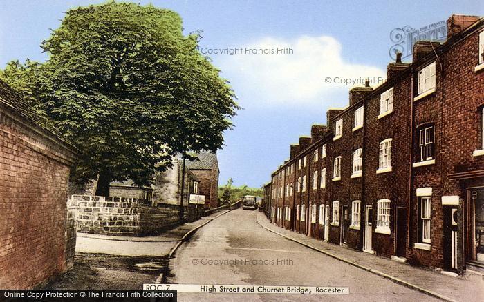 Photo of Rocester, High Street And Churnet Bridge c.1965