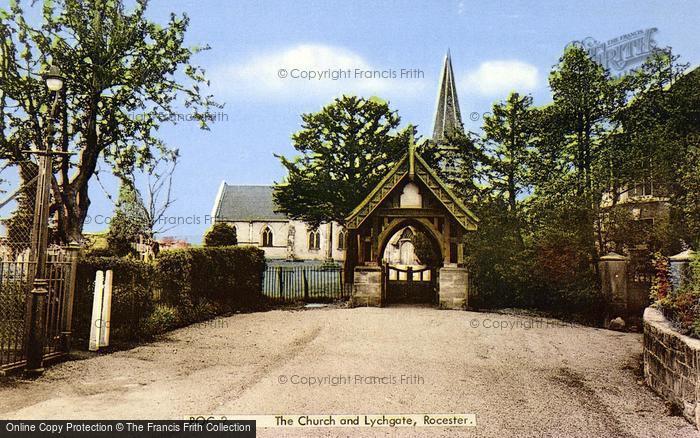 Photo of Rocester, St Michael's Church And Lychgate c.1965