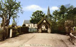 St Michael's Church And Lychgate c.1965, Rocester