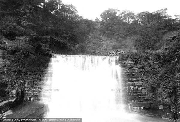Photo of Rochdale, Carr Wood Waterfall 1895