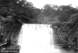 Carr Wood Waterfall 1895, Rochdale