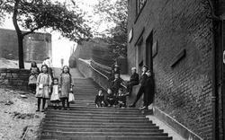 Children On Church Steps 1913, Rochdale