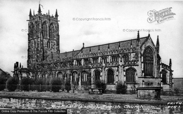 Photo of Rochdale, Church Of St Chad c.1955