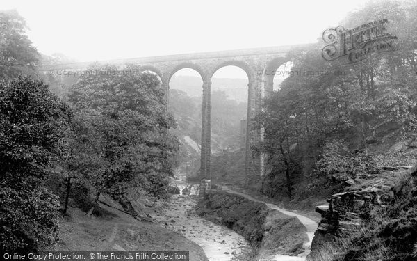 Photo of Rochdale, Healey Dell Viaduct 1895
