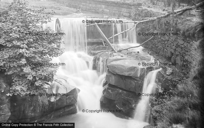 Photo of Rochdale, Healey Dell Waterfall 1895