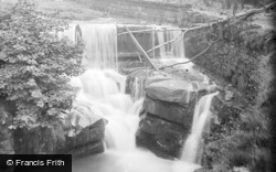 Healey Dell Waterfall 1895, Rochdale
