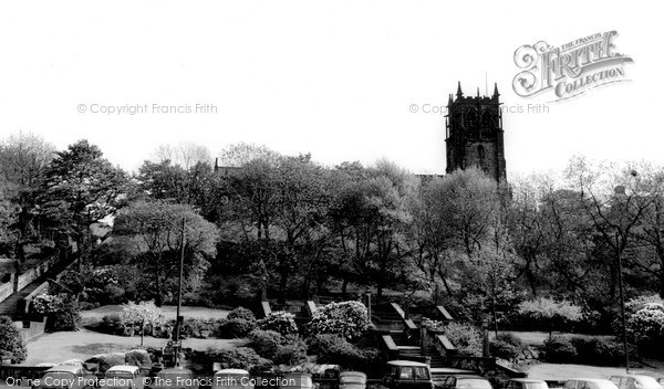 Photo of Rochdale, The Church And Packer Spout Gardens c.1965