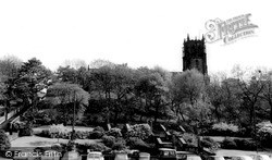 The Church And Packer Spout Gardens c.1965, Rochdale