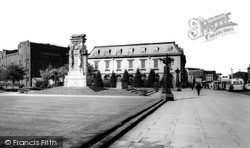 The Memorial And The Post Office c.1965, Rochdale