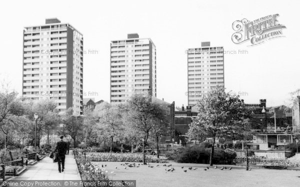 Photo of Rochdale, Tower Blocks c.1965