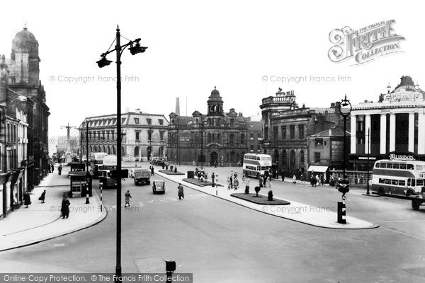 Photo of Rochdale, Town Centre c.1955