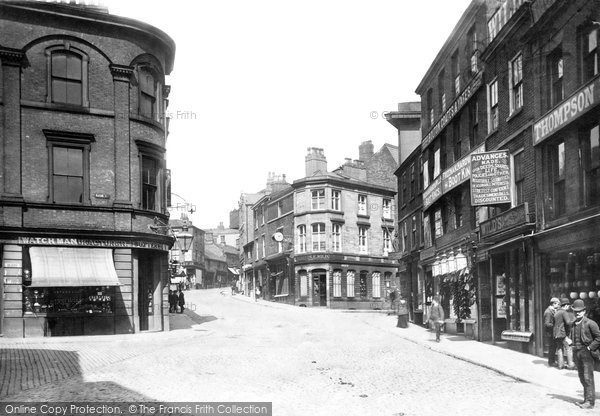 Photo of Rochdale, Yorkshire Street 1892