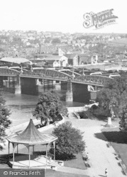 Bandstand And Bridge c.1955, Rochester
