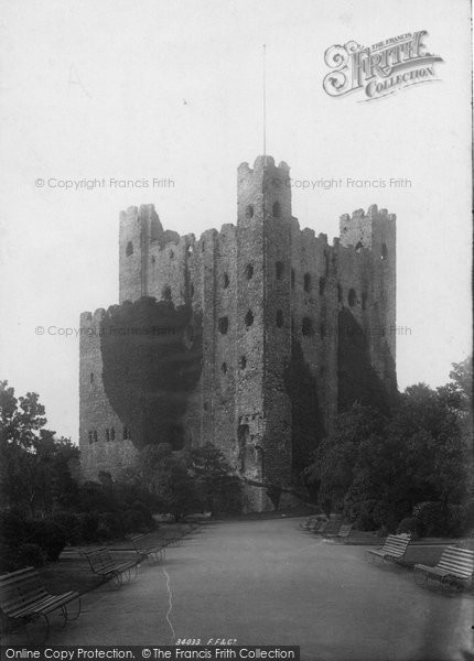 Photo of Rochester, Castle And Gang Walk 1894