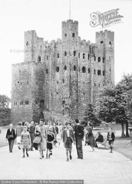Photo of Rochester, Castle c.1955