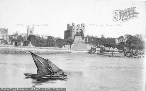 Photo of Rochester, Castle From Strood c.1862