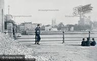 Castle From The River Medway c.1865, Rochester