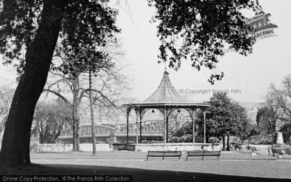 Photo of Rochester, Castle, The Bandstand c.1955
