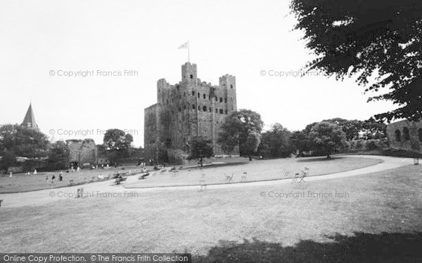 Photo of Rochester, Castle, The Grounds c.1960