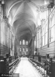 Cathedral, Choir East 1889, Rochester