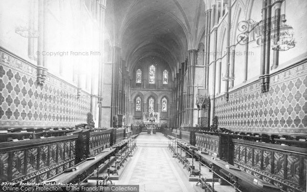 Photo of Rochester, Cathedral, Choir East 1889
