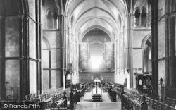 Cathedral, Choir West 1894, Rochester