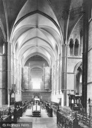 Cathedral, Choir West 1894, Rochester
