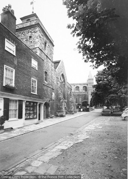 Photo of Rochester, Cathedral, From The College Gate c.1960