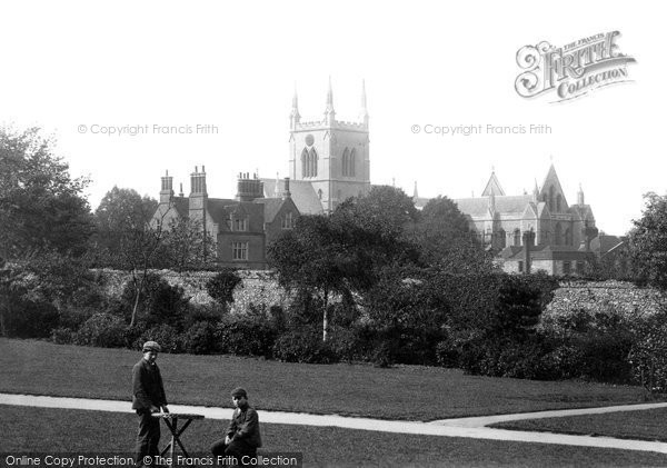 Photo of Rochester, Cathedral From The Vines 1894