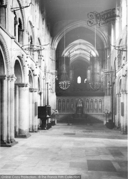 Photo of Rochester, Cathedral, Interior c.1965