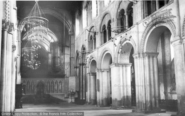Photo of Rochester, Cathedral, Interior c.1965
