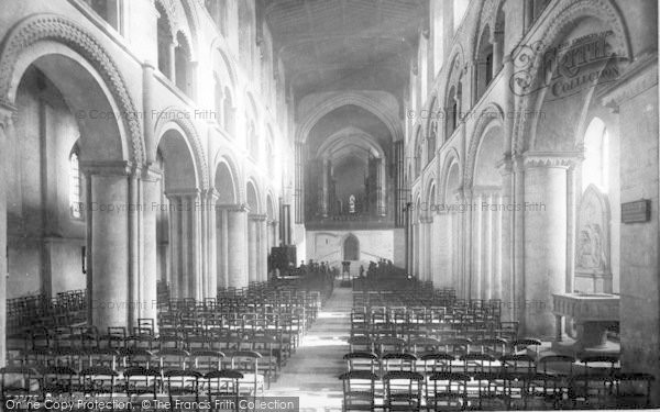 Photo of Rochester, Cathedral, Nave East 1889