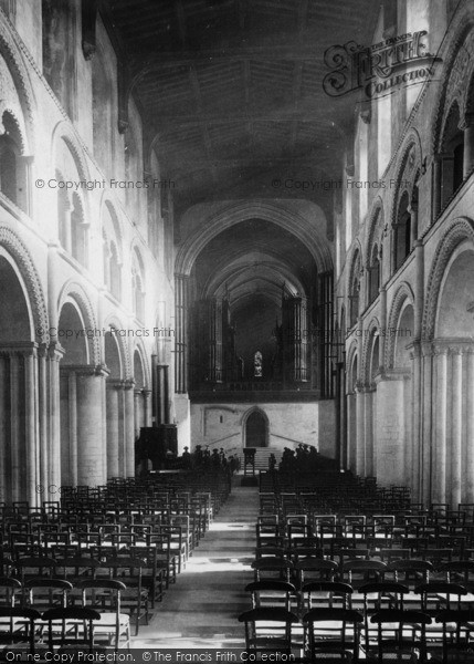 Photo of Rochester, Cathedral, Nave East 1889